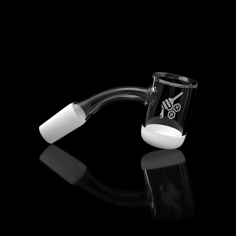 HONEY & MILK BEVEL BOWL QUARTZ BANGER - 45° DEGREE | YL - Headshop.com