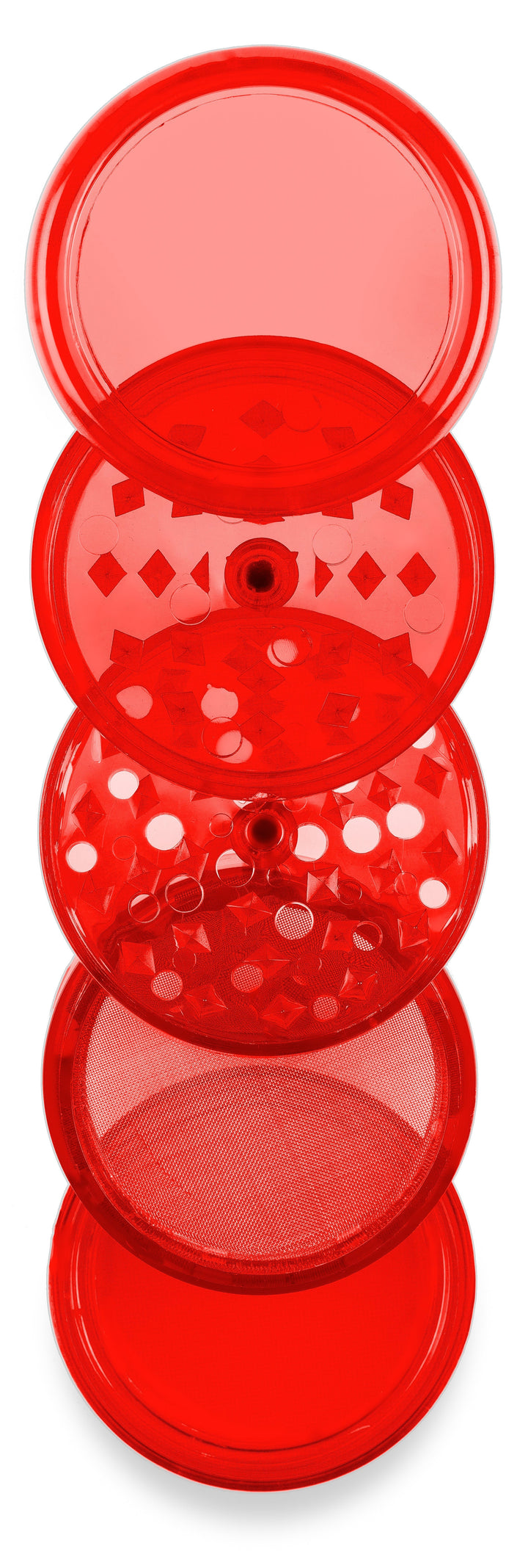 Higher Standards 4-Piece Herb Grinder with Pollen Catcher - Headshop.com
