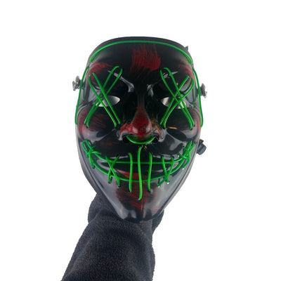 Light Up Black Plated Gas Mask Bong - Headshop.com