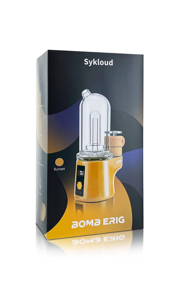 BOMB ERIG Sykloud - Portable Electric Dab Rig - Sunset - Headshop.com