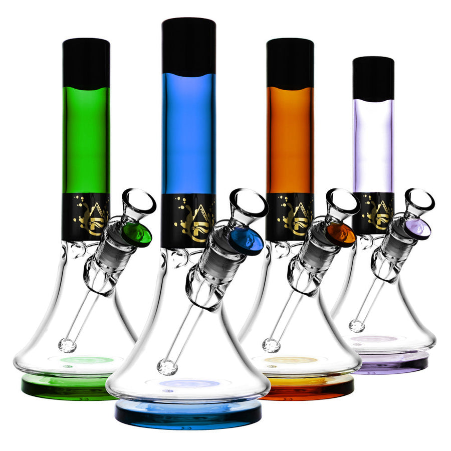 Pulsar High Class Beaker Waterpipe- 10.5"/14mm F/Colors Vary - Headshop.com