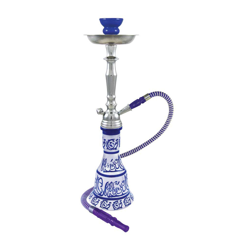 20" Hieros 1-Hose Premium Hookah - Colors Vary - Headshop.com
