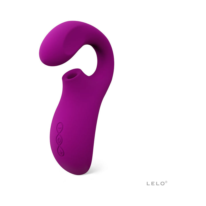 LELO ENIGMA Suction Dual Stimulator Deep Rose - Headshop.com