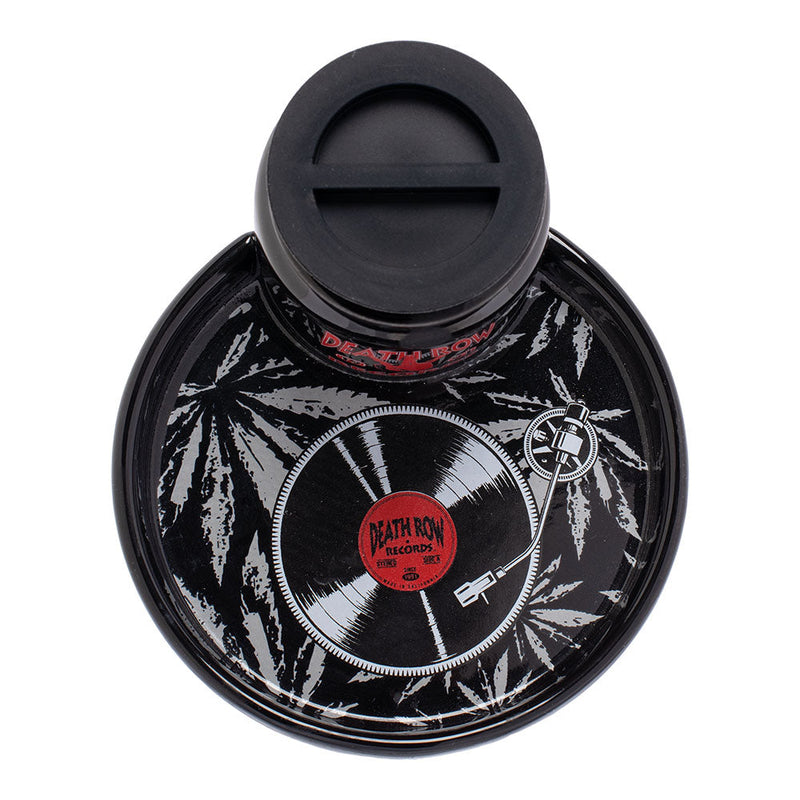 Death Row Records Ceramic 2-in-1 Airtight StashTray - 5.75" - Headshop.com