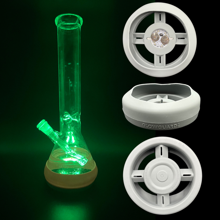 Bong Base Bumper Coin Battery 4.25in-6in Bases Silicone Fits Variety of Shapes - Headshop.com