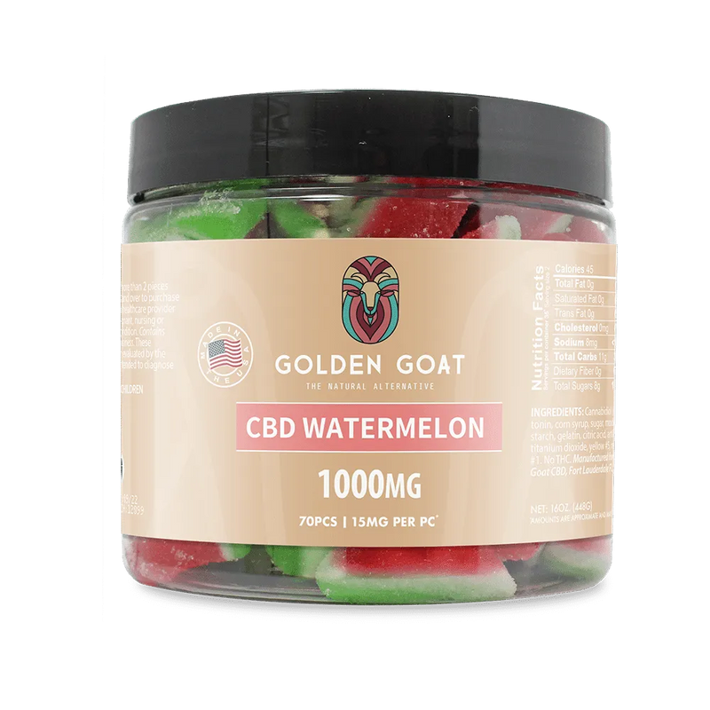 CBD Gummies 1000MG - Watermelon - Headshop.com