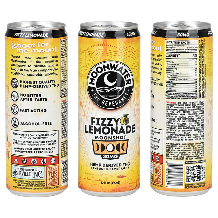 Moonwater Moonshot Hemp-Derived D9 Infused Drinks| 24ct - Headshop.com
