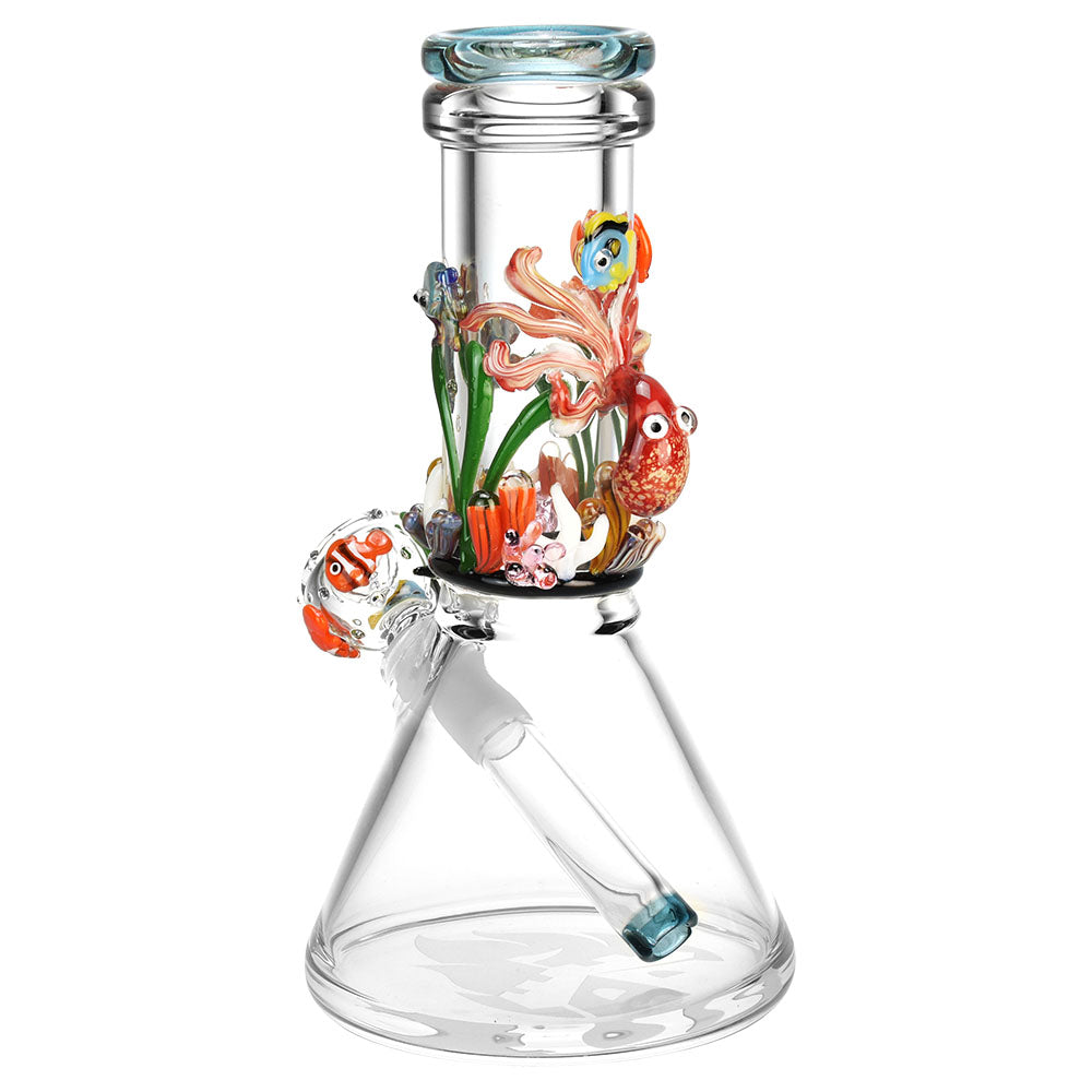 Empire Glassworks Baby Beaker Water Pipe - 8"/14mm F/Under the Sea - Headshop.com
