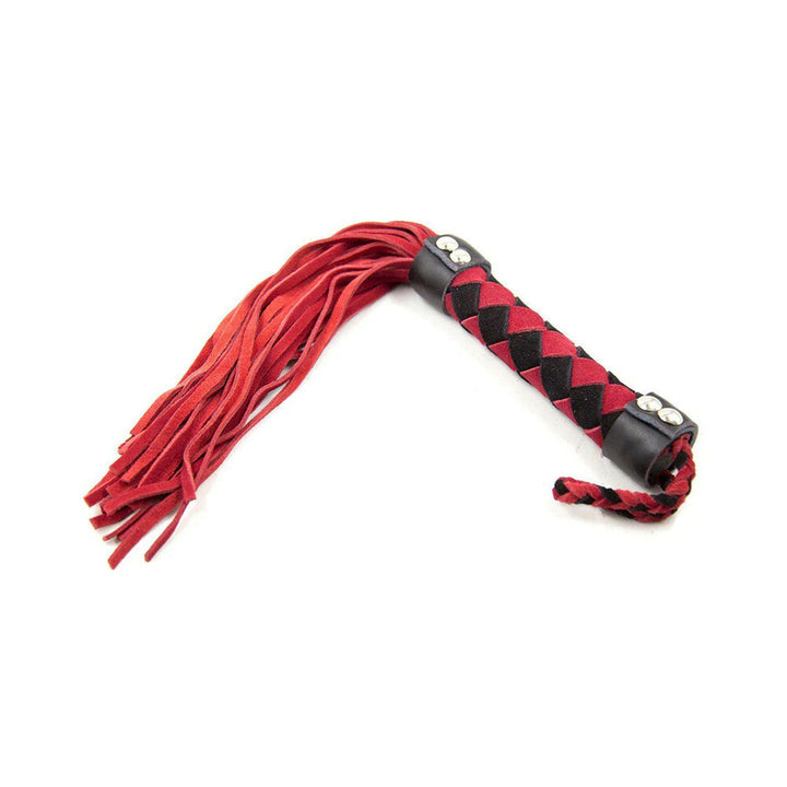 Ple'sur 15.5 in. Leather Flogger Red - Headshop.com