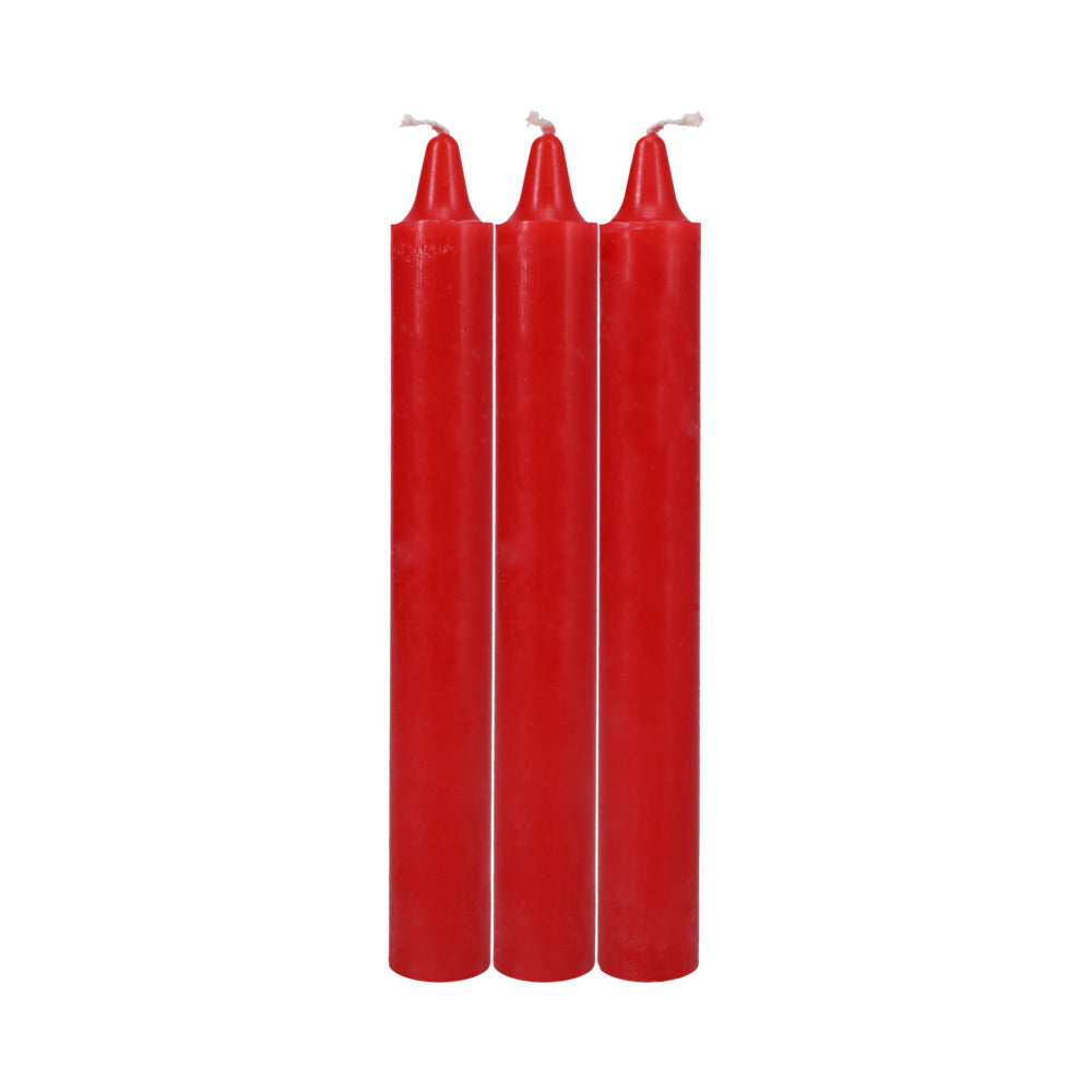 Japanese Drip Candles 3-Pack Red - Headshop.com