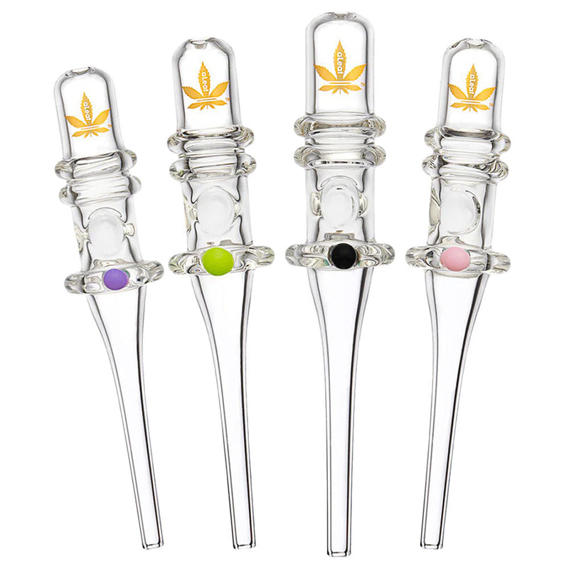 aLeaf Tube Glass Dab Straw 6" / Colors Vary