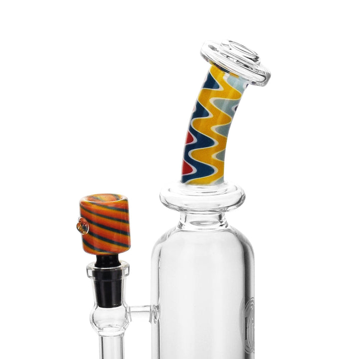 High Society | Centauri Premium Wig Wag Hybrid Pipe (White Rainbow) - Headshop.com