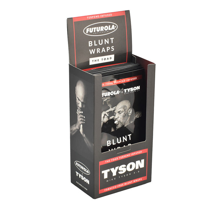 25PC DISP - Futurola x Tyson 2.0 Terp Infused Blunt Wrap - Headshop.com