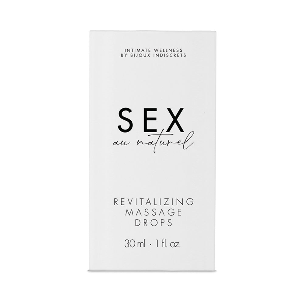 Bijoux Indiscrets Sex au Naturel Revitalizing Massage Drops 1 oz. - Headshop.com