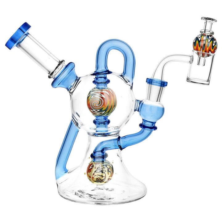 Pulsar Top Down Recycler Kit w/ Ball Cap | 7" | 14mm F - Headshop.com
