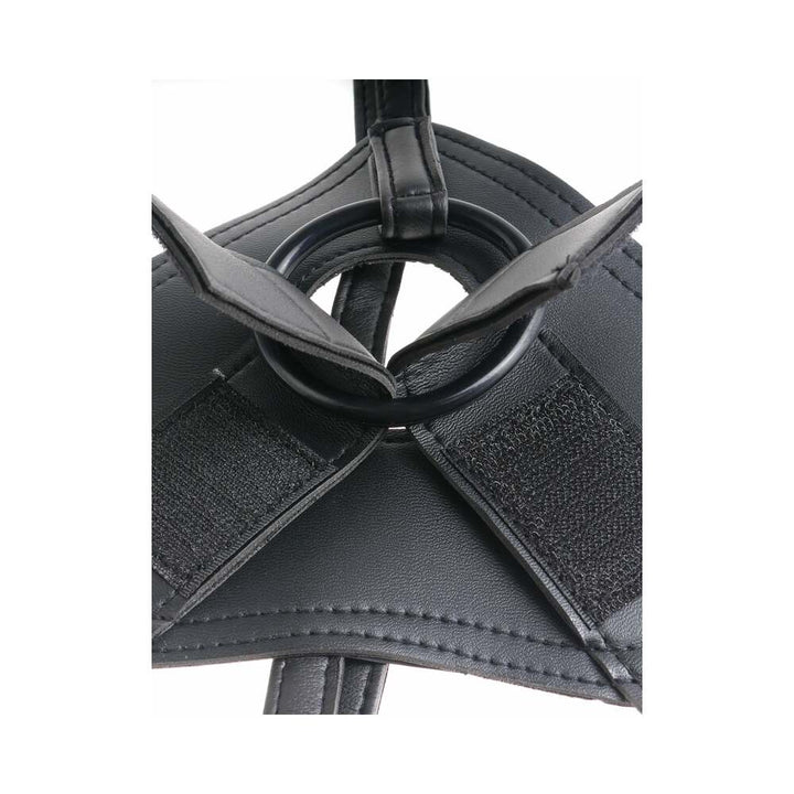 King Cock Strap-On Harness With 8 in. Cock Brown - Headshop.com