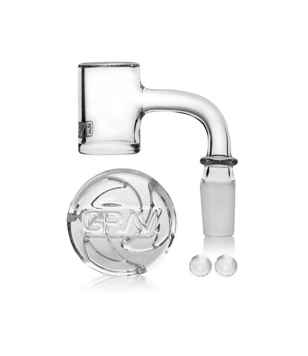 GRAV® 14mm 90° Seamless Quartz Banger Set - Headshop.com