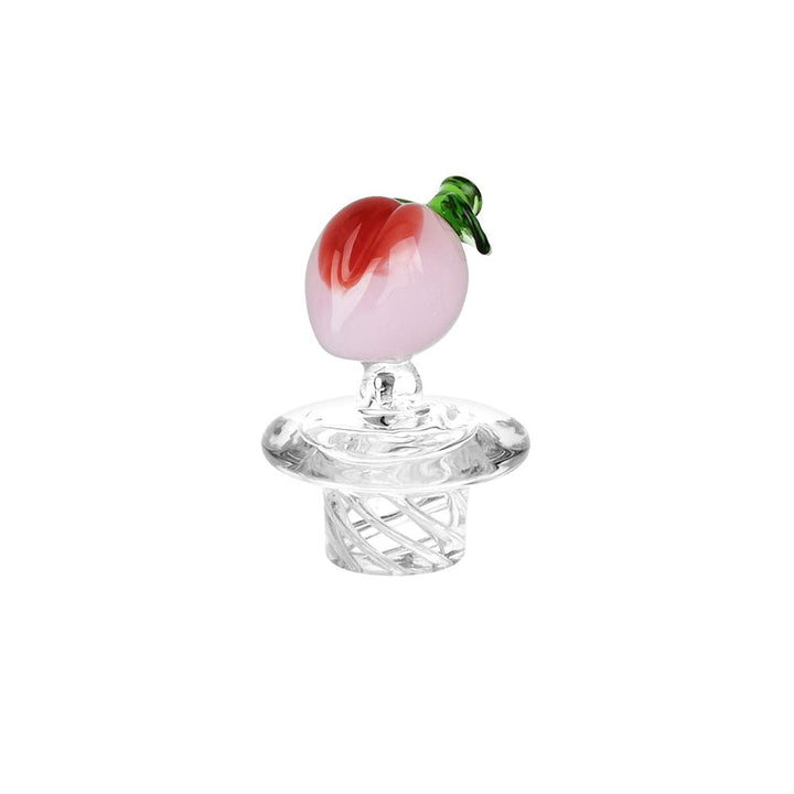 Pulsar Fruit Series Peaches & Cream Glow in The Dark Dab Rig Kit - 8" / 14mm F - Headshop.com