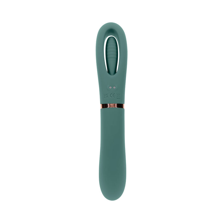 Evolved Chick Flick Rechargeable Vibrator with Flicker Silicone Mint - Headshop.com