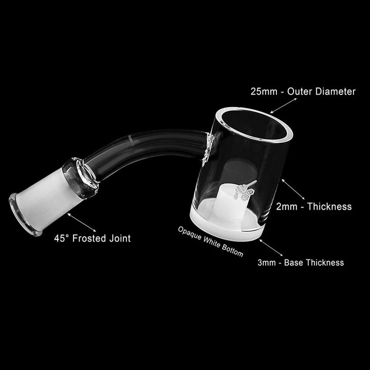 HONEY & MILK CORE REACTOR QUARTZ BANGER - 45° DEGREE | YL - Headshop.com