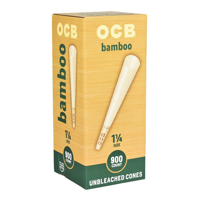 900CT BOX - OCB Bulk Cones - Bamboo / 1 1/4" - Headshop.com