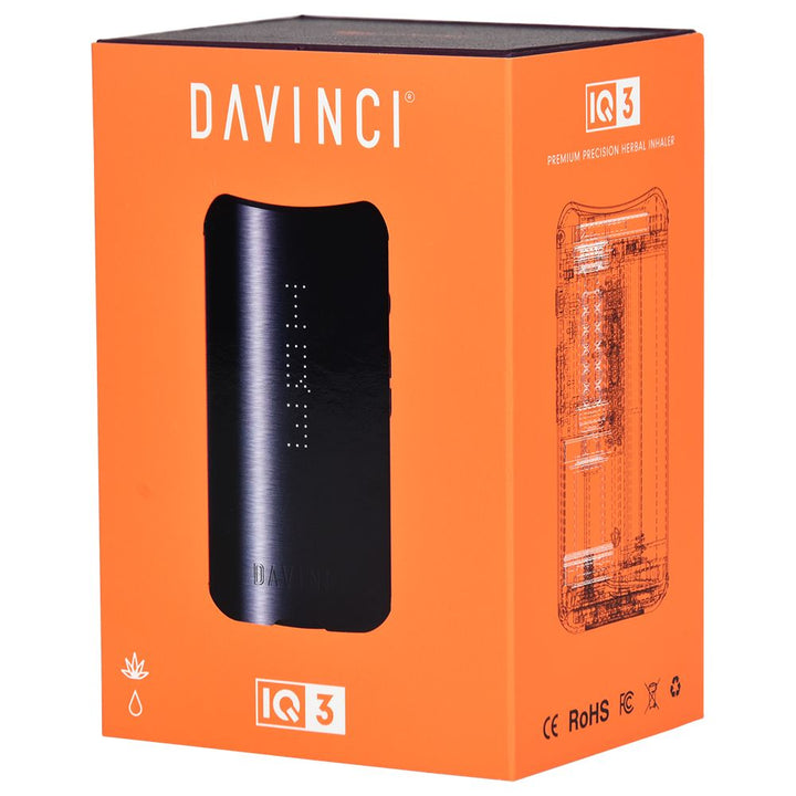 DaVinci IQ3 Dry Herb Vaporizer - 4000mah / Black - Headshop.com