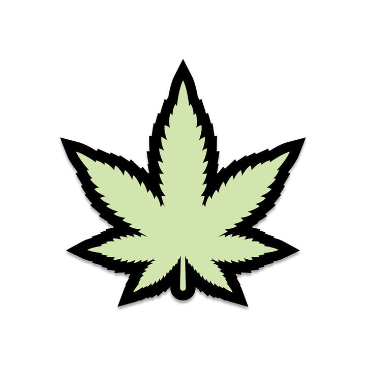 Weed Pin Leaf Glow-in-the-Dark - Headshop.com