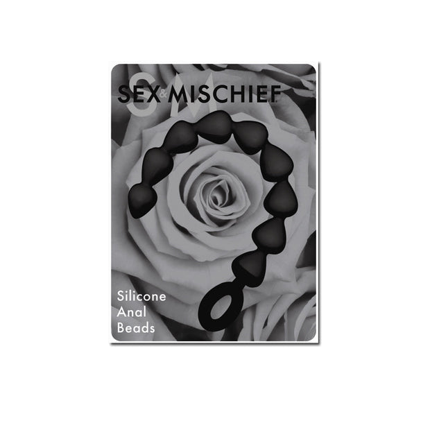 S&M Black Silicone Anal Beads - Headshop.com