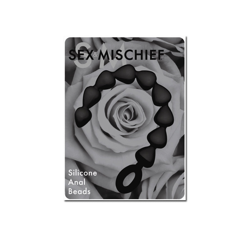 S&M Black Silicone Anal Beads - Headshop.com
