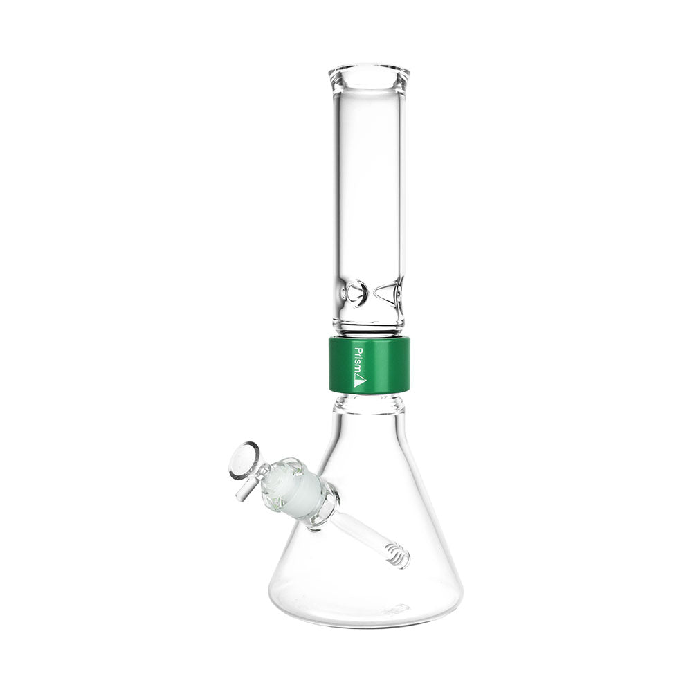 Prism Standard Beaker Single Stack Water Pipe | 14" | 14mm F | Clear - Headshop.com