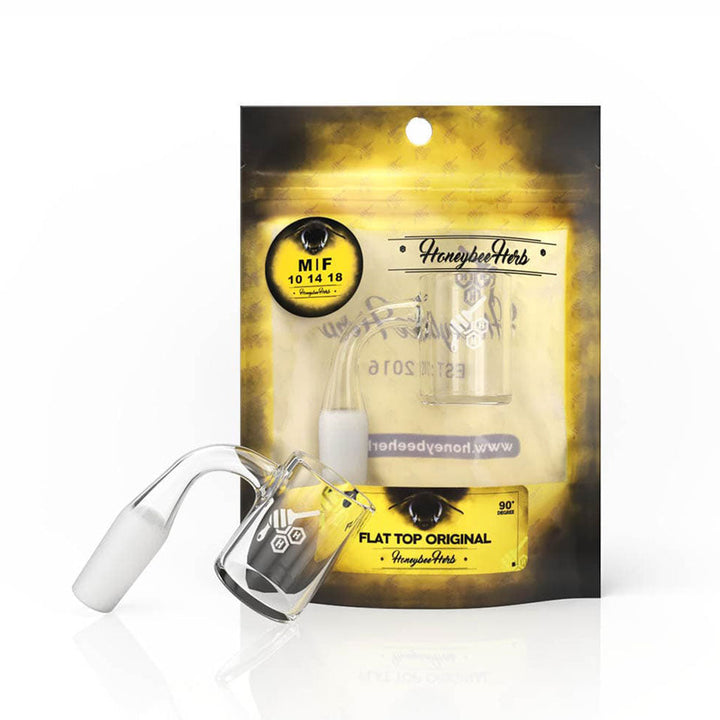 FLAT TOP ORIGINAL QUARTZ BANGER - 90° DEGREE | YL - Headshop.com