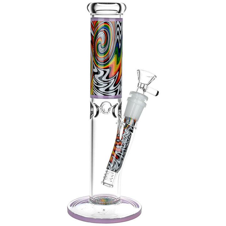 Lofty Visions Straight Tube Glass Water Pipe - 10" / 14mm F / Colors Vary - Headshop.com