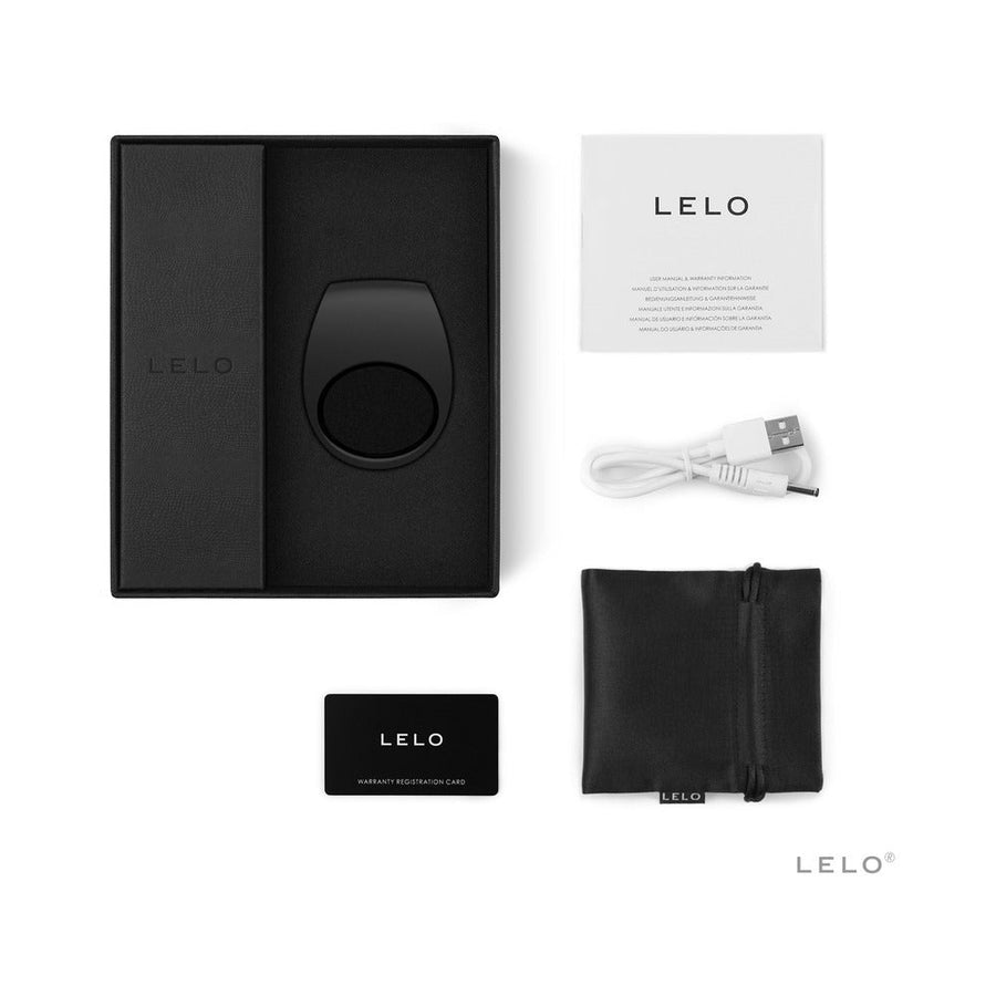 LELO TOR 2 Rechargeable Vibrating Cockring Black - Headshop.com