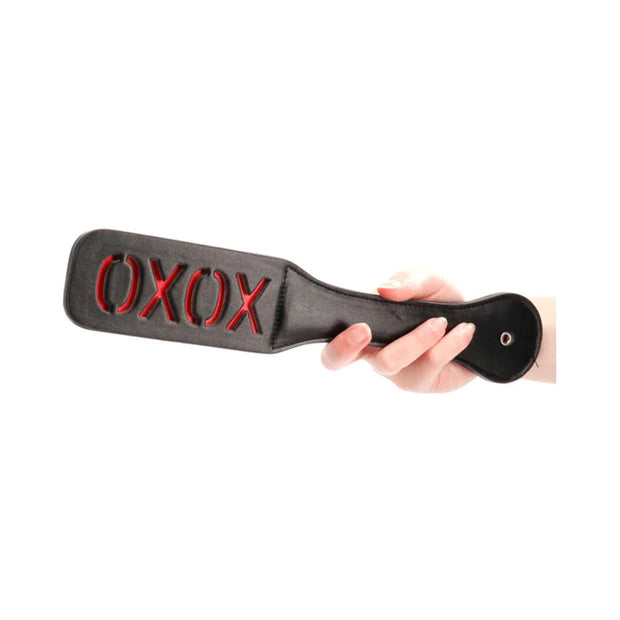 Ouch! 'XOXO' Paddle Black - Headshop.com