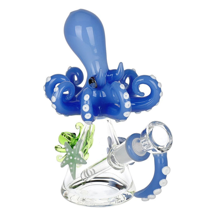 Octopus Reef Glass Water Pipe - 5.75" / Colors Vary - Headshop.com
