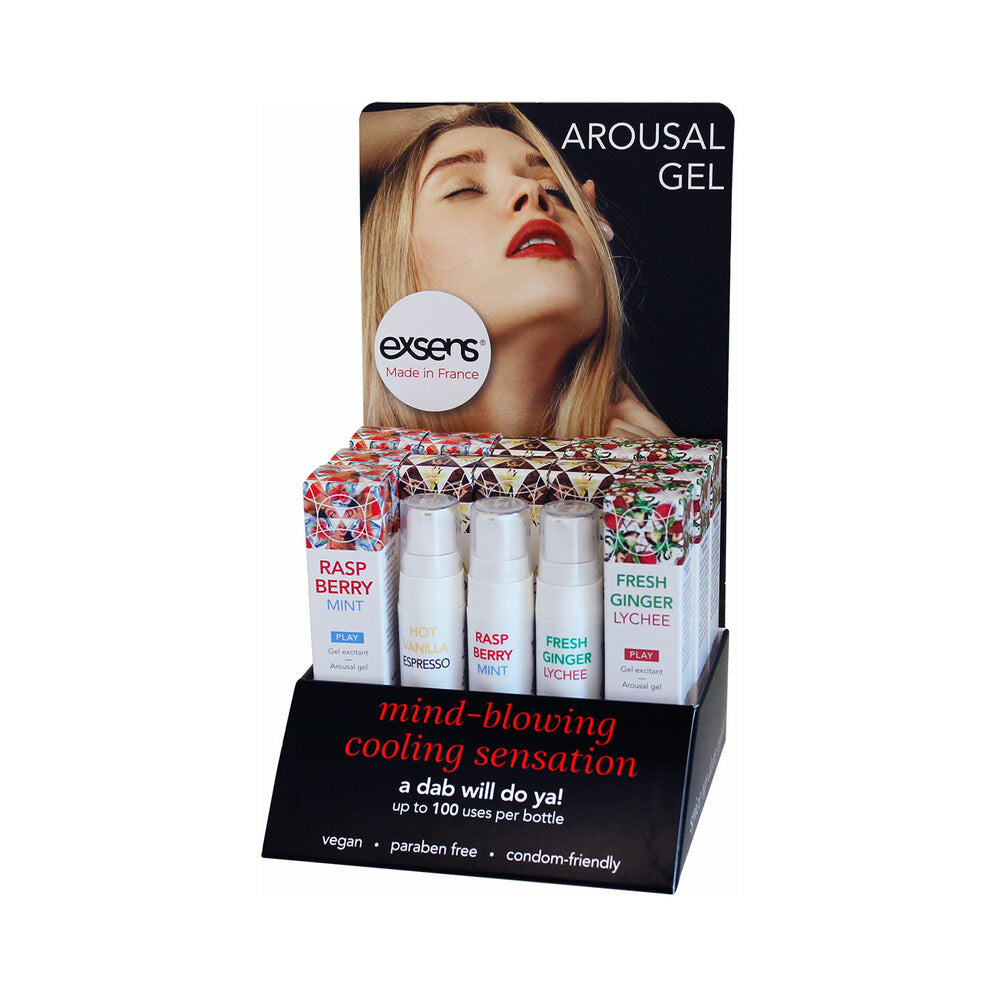 Exsens Arousal Gel Filled 15-Piece POS Display - Headshop.com