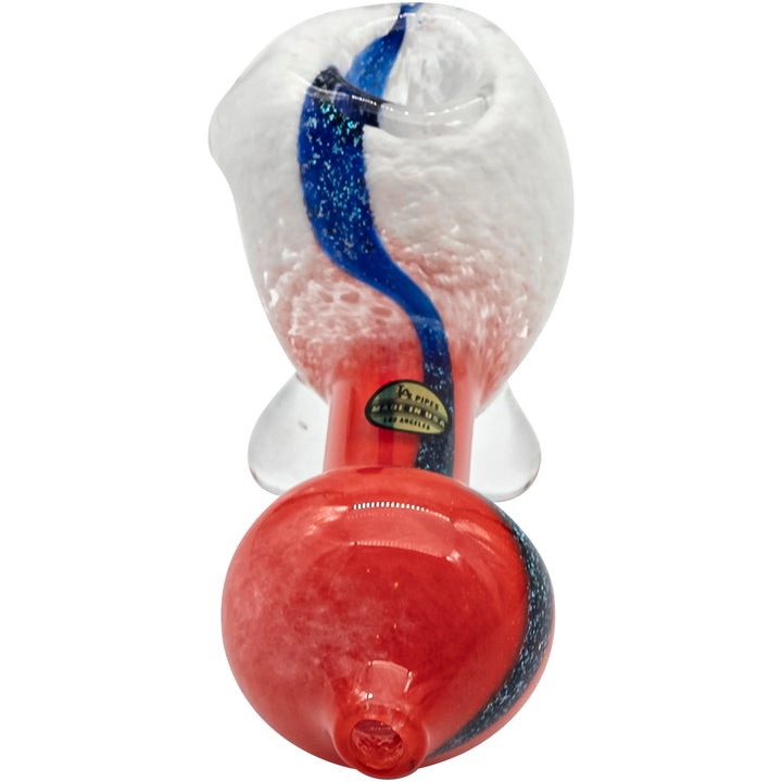 LA Pipes "Star Walker" Sitting Dichro Sherlock Pipe - Headshop.com