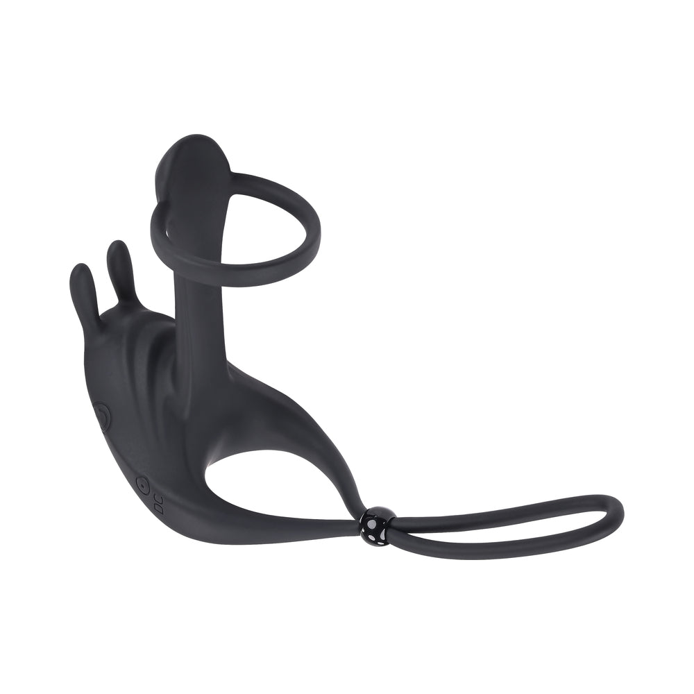 Zero Tolerance Saddle Up Rechargeable Vibrating C-Ring & Girth Enhancer Silicone Black - Headshop.com