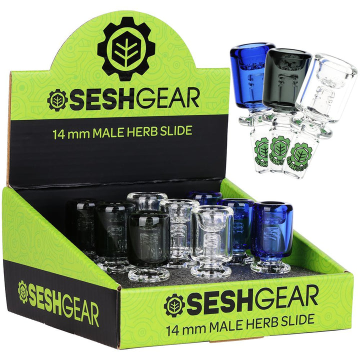 SeshGear Ash Catcher Herb Slide - 14mm M / 9ct - Headshop.com