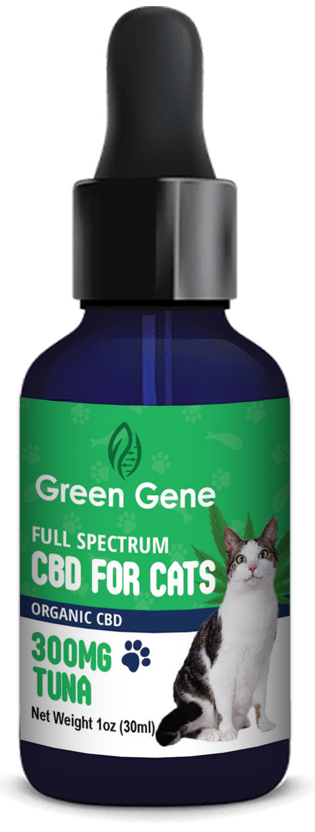 Full Spectrum CBD Oil for Cats - Feline Wellness Formula (300MG - 600MG) - Headshop.com