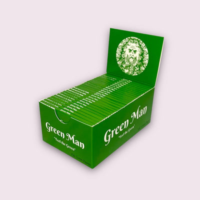 Green Man Green Rice Papers Box - Headshop.com