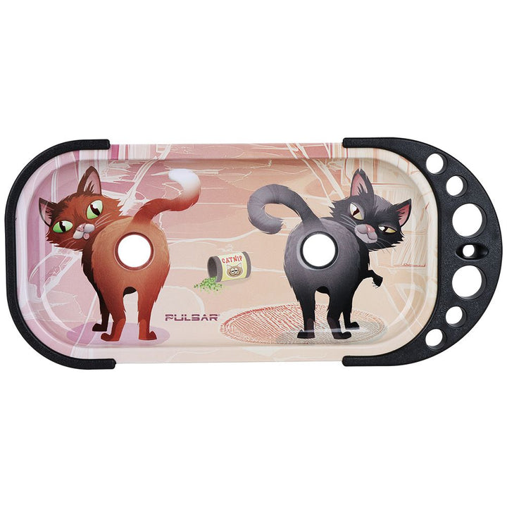 Pulsar Elevated Cone Rolling Tray Console | 9.25"x4.25" - Headshop.com