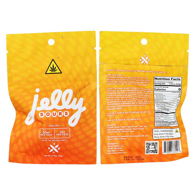 Not Your Bakery x Jelly D9 | 50mg | 25pc | 30pk Jar