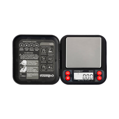 Truweigh Mini NOTE Digital Pocket Scale | 100G x 0.01g - Headshop.com