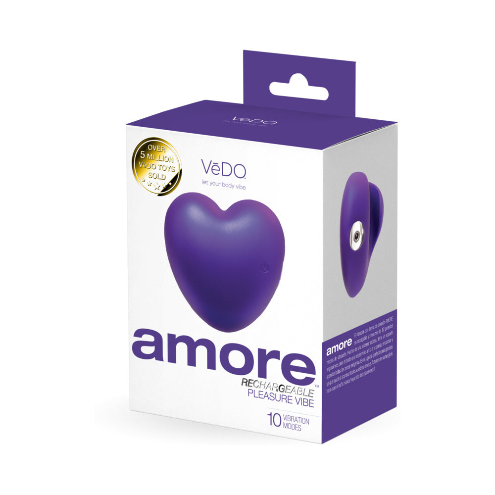 VeDO Amore Rechargeable Pleasure Vibe Purple - Headshop.com