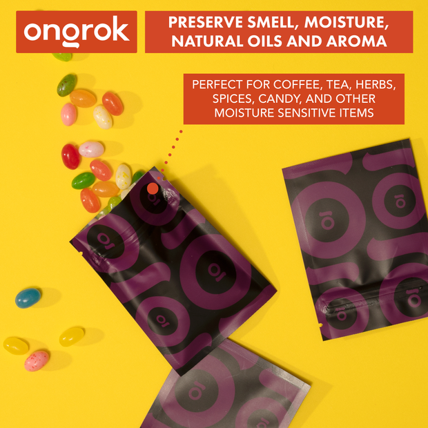 Ongrok Color-Coded Mylar Bags - Headshop.com