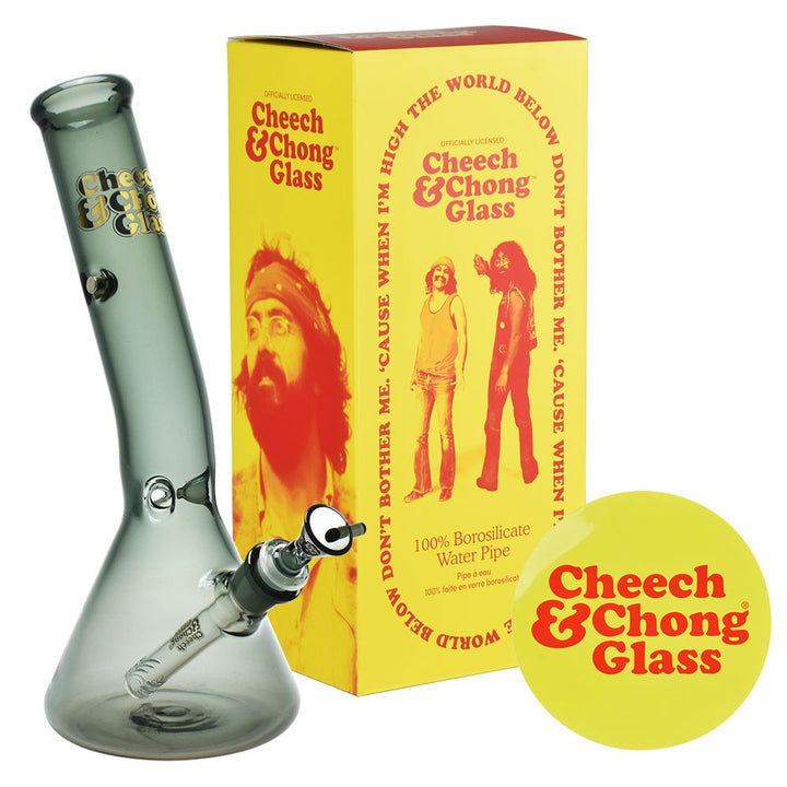 Cheech & Chong Glass Basketball Jones Chillax Bong | 12" | 14mm F - Headshop.com