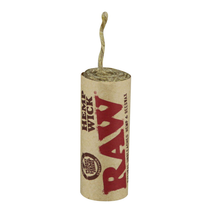 20PC DISPLAY - Raw Natural Hemp Wick Rolls - 20ft - Headshop.com
