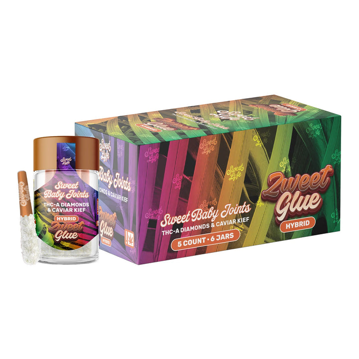 Sweet Lyfe Sweet Baby Joints THC-A Diamonds & Caviar Kief - Zweet Glue - Hybrid - Headshop.com
