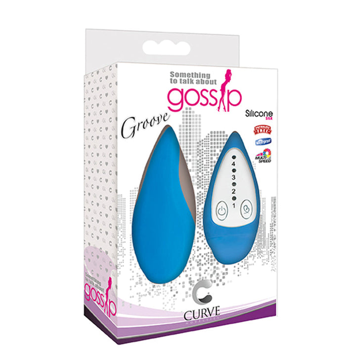 Gossip Groove 4 Speed Silicone Azure - Headshop.com